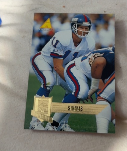 1995 Pinnacle Club Collection #237 Phil Simms — front