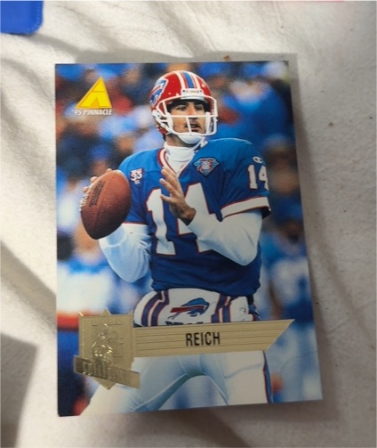 1995 Pinnacle Club Collection #255 Frank Reich — front