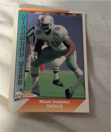 1991 Pacific #278 Richmond Webb — front