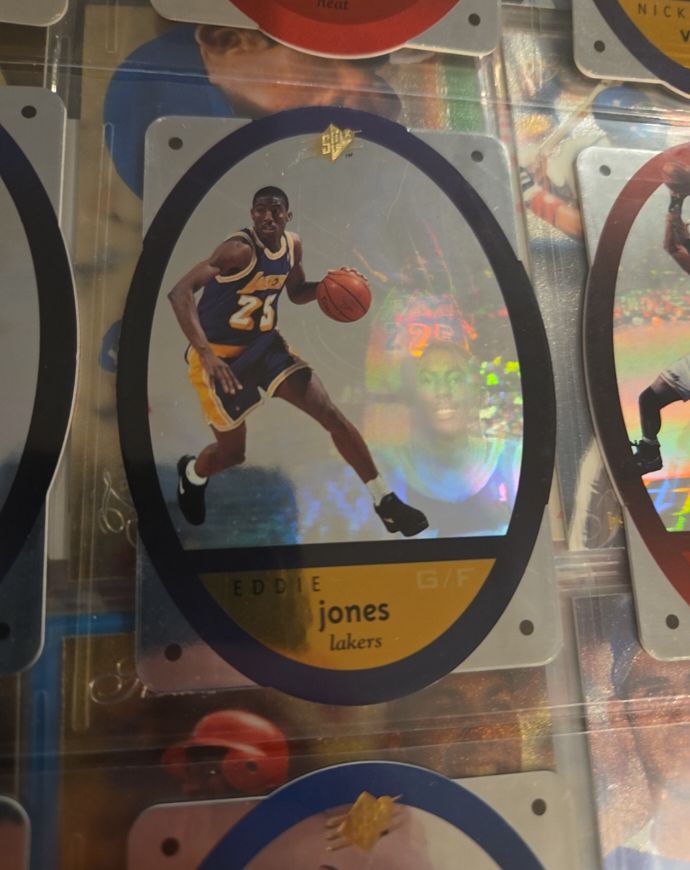 1996-97 Upper Deck SPx #25 Eddie Jones — front