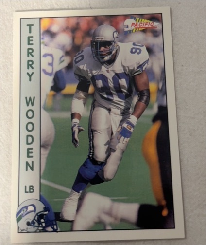 1992 Pacific #618 Terry Wooden — front