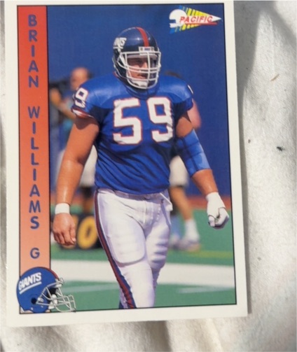 1992 Pacific #544 Brian Williams — front