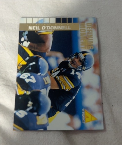 1995 Pinnacle #48 Neil O'Donnell — front