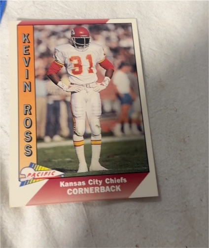 1991 Pacific #218 Kevin Ross Kansas City Chiefs — front