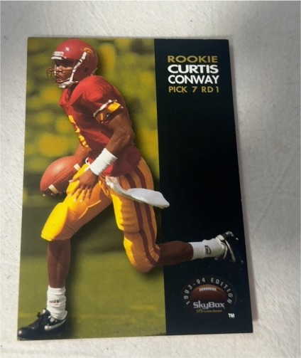 1993 SkyBox Premium #250 Curtis Conway Rookie — front