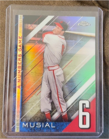 2020 Topps Chrome Update A Numbers Game #NGC-11 Stan Musial — front