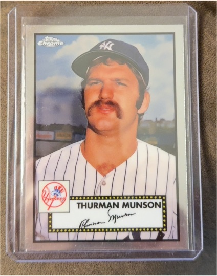 2021 Topps Chrome Platinum Anniversary #604 Thurman Munson — front