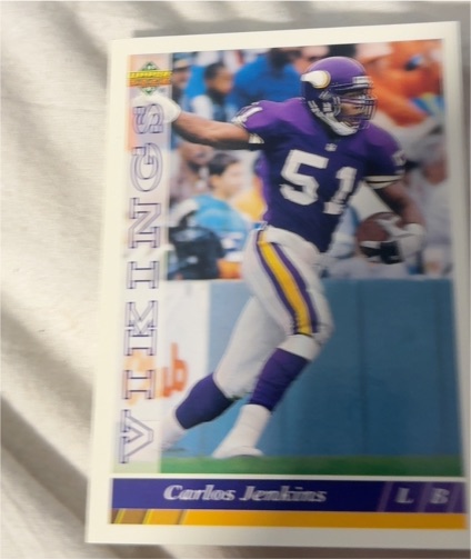 1993 Upper Deck #232 Carlos Jenkins — front