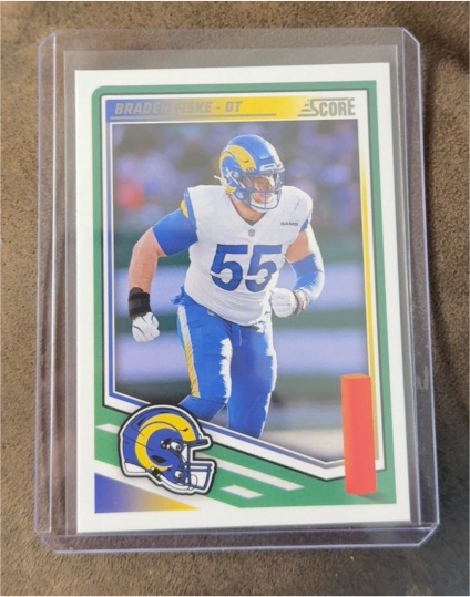 2025 Panini Score #263 Braden Fiske — front