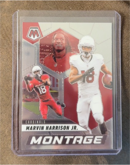 2025 Panini Mosaic #11 Marvin Harrison Jr. Montage — front