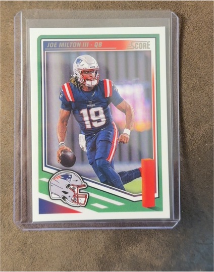 2025 Panini Score #28 Joe Milton III — front