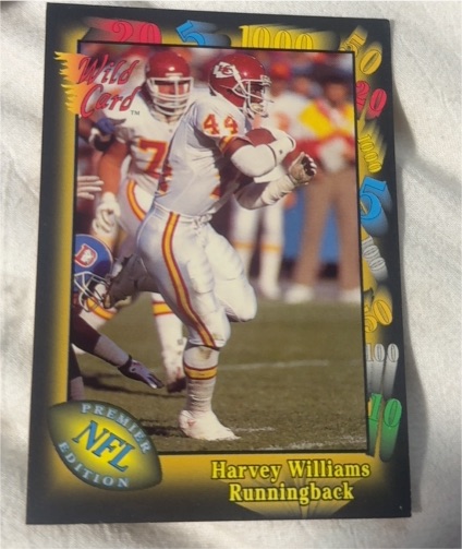 1991 Wild Card #23 Harvey Williams — front