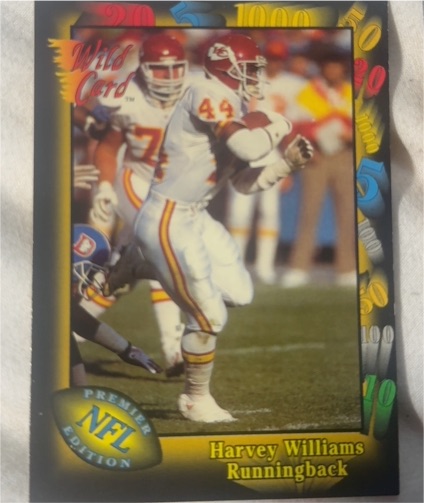 1991 Wild Card Premier Edition #23 Harvey Williams — front
