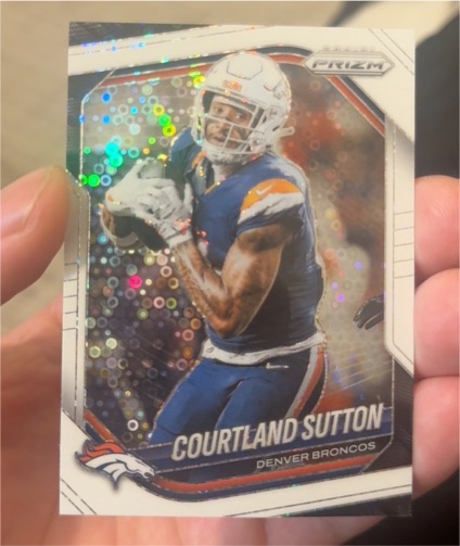 2025 Panini Prizm #163 Courtland Sutton — front