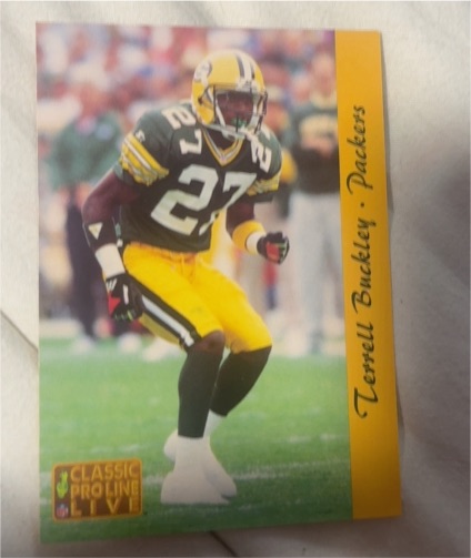 1993 Classic Pro Line Live #87 Terrell Buckley — front