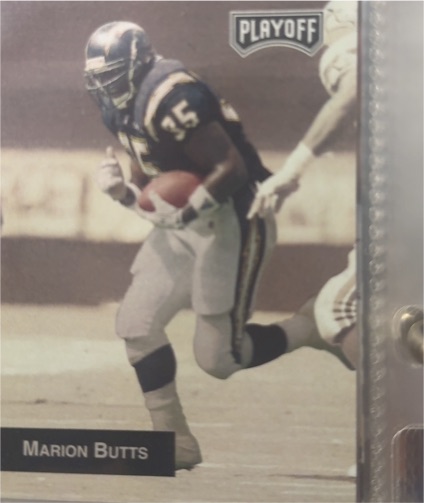 1993 Playoff #204 Marion Butts — front