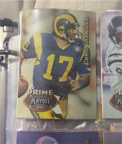 1995 Playoff Prime #155 Chris Chandler — front