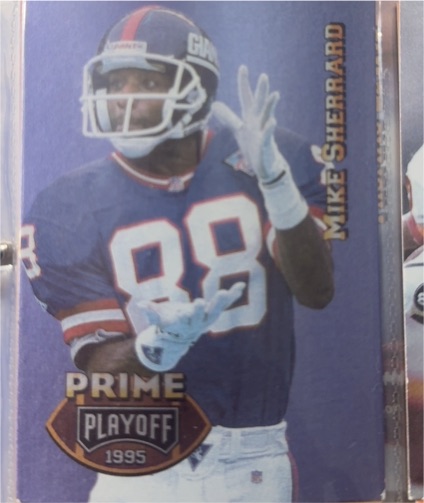 1995 Playoff Prime #121 Mike Sherrard — front
