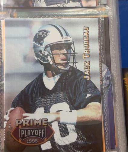 1995 Playoff Prime #123 Jack Trudeau — front