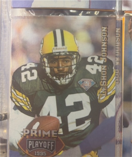 1995 Playoff Prime #87 LeShon Johnson — front