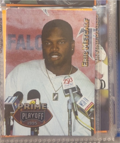 1995 Playoff Prime #142 Eric Metcalf — front
