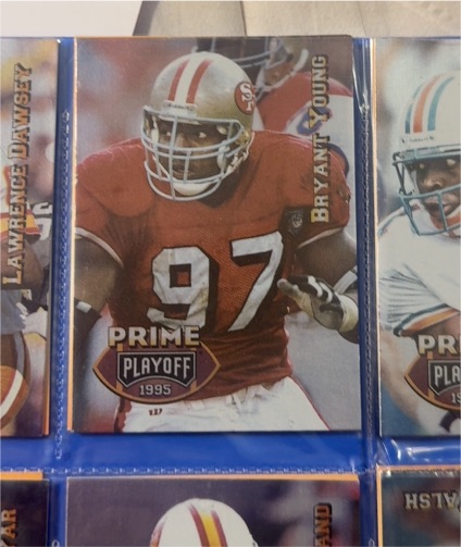 1995 Playoff Prime #97 Bryant Young — front