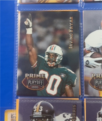 1995 Playoff Prime #129 Irving Fryar — front