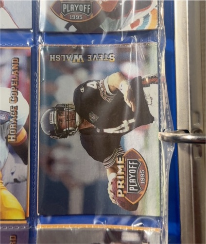 1995 Playoff Prime #69 Steve Walsh — front