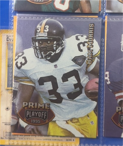 1995 Playoff Prime #47 Bam Morris — front