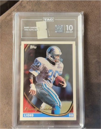 1994 Topps #570 Barry Sanders — front