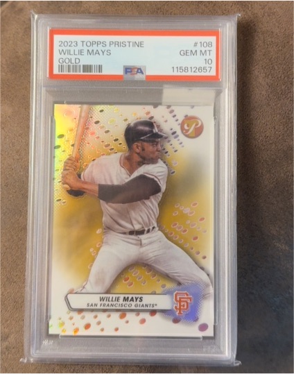 2023 Topps Pristine #108 Willie Mays — front