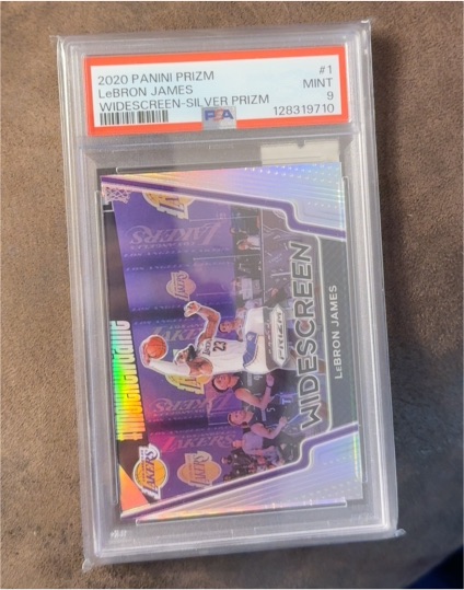 2020 Panini Prizm #1 LeBron James Widescreen Silver Prizm — front