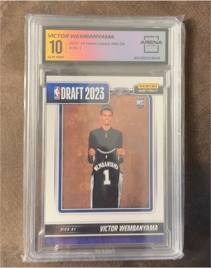 2023-24 Panini Instant Draft Night #DN-1 Victor Wembanyama — front