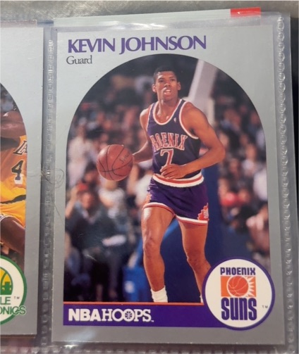 1990-91 Hoops #238 Kevin Johnson — front