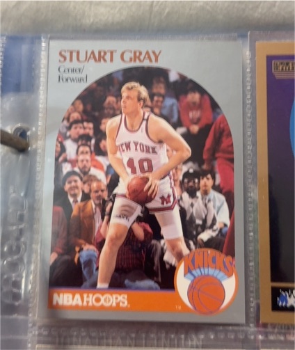 1990-91 NBA Hoops #204 Stuart Gray — front