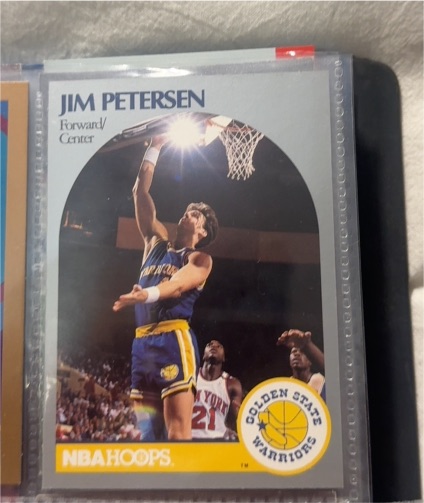 1990-91 NBA Hoops #117 Jim Petersen — front