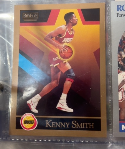 1990-91 Skybox #385 Kenny Smith — front