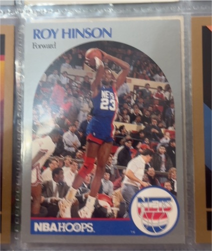 1990-91 NBA Hoops #198 Roy Hinson — front