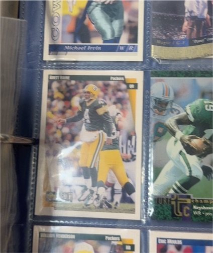 1995 Score #88 Brett Favre — front