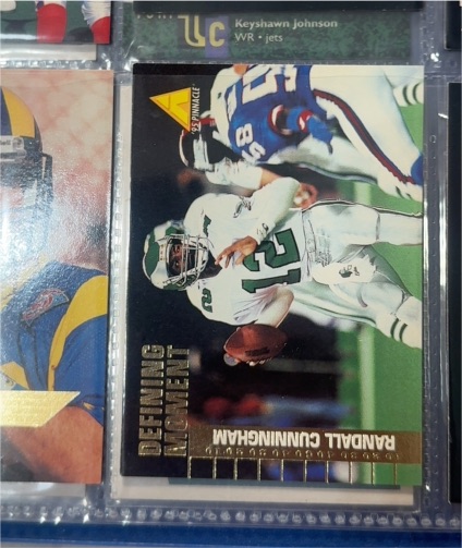 1995 Pinnacle Club Collection #63 Randall Cunningham — front