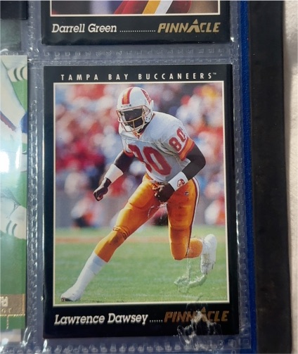 1993 Pinnacle #51 Lawrence Dawsey — front