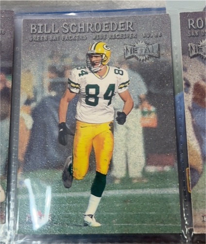 2000 Fleer Metal #23 Bill Schroeder — front