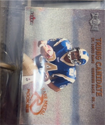 2000 Fleer Metal Rare Metal Rookies Emerald #292 Trung Canidate — front