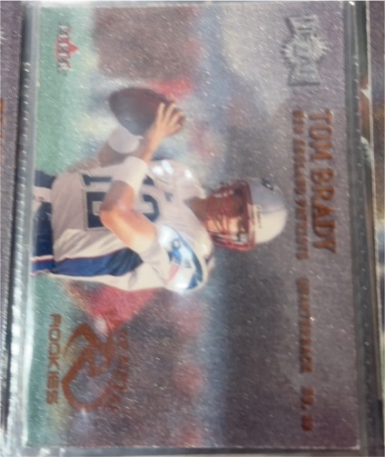2000 Fleer Metal #267 Tom Brady Rookie Card — front