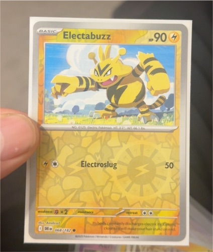 2022 Pokémon SV10: Destined Rivals #068 Electabuzz — front