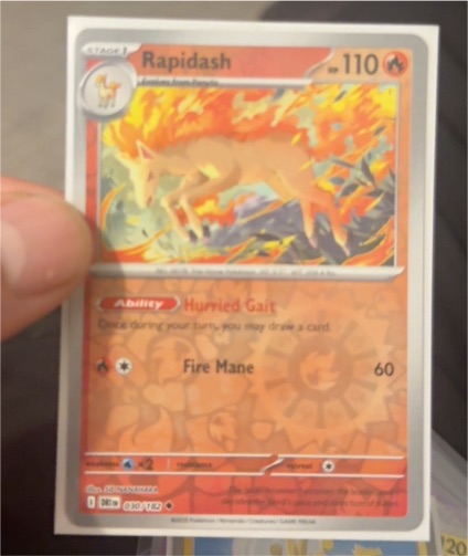 2023 Pokémon SV10: Destined Rivals #030 Rapidash — front