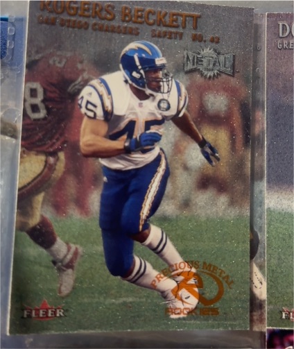 2000 Fleer Metal Precious Metal Rookies #207 Rogers Beckett — front
