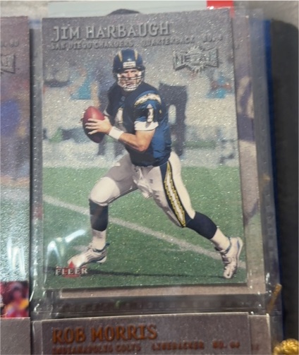2000 Fleer Metal #79 Jim Harbaugh — front