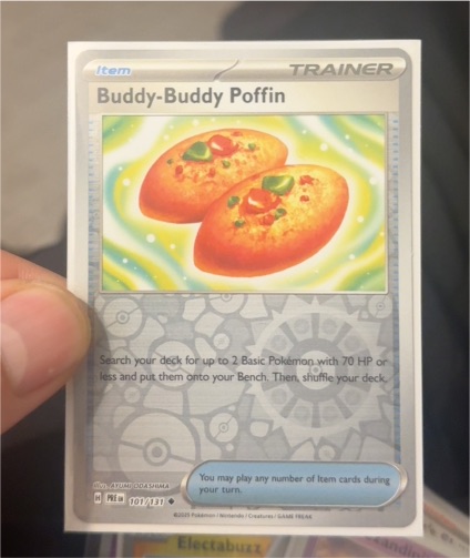 2023 Pokémon Prismatic Evolutions #101 Buddy-Buddy Poffin — front