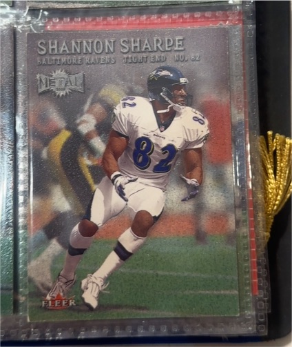 2000 Fleer Metal #36 Shannon Sharpe — front